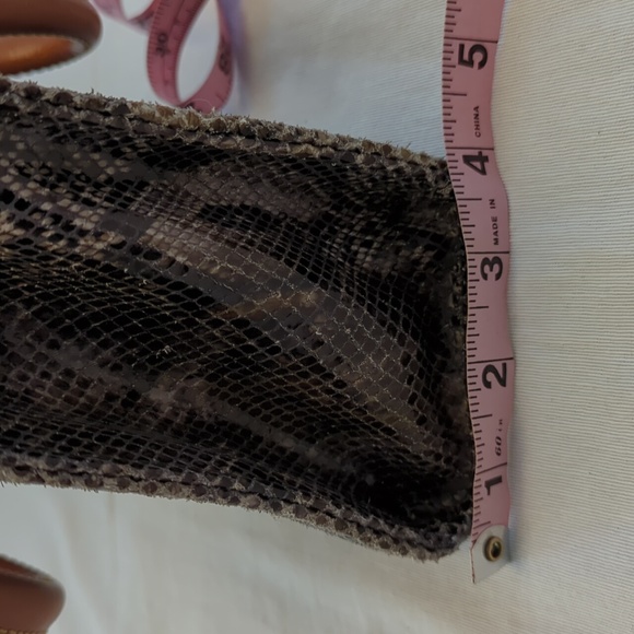 Dooney & Bourke Janine Mini Python Satchel - Picture 8 of 8